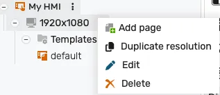Add or duplicate page